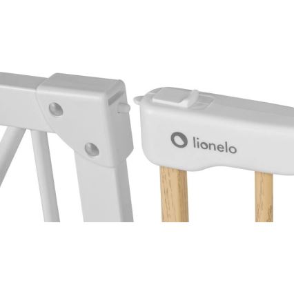 Lionelo - Sikkerhedsgitter TRUUS SLIM hvid/beige