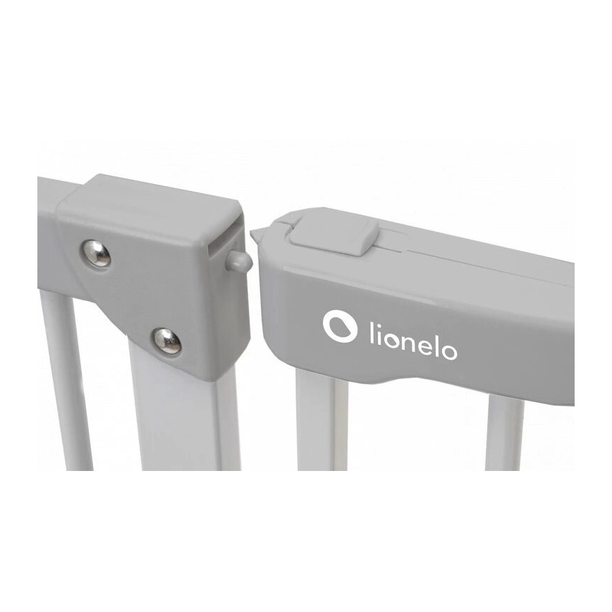 Lionelo - Sikkerhedsgitter TRUUS SLIM LED grå
