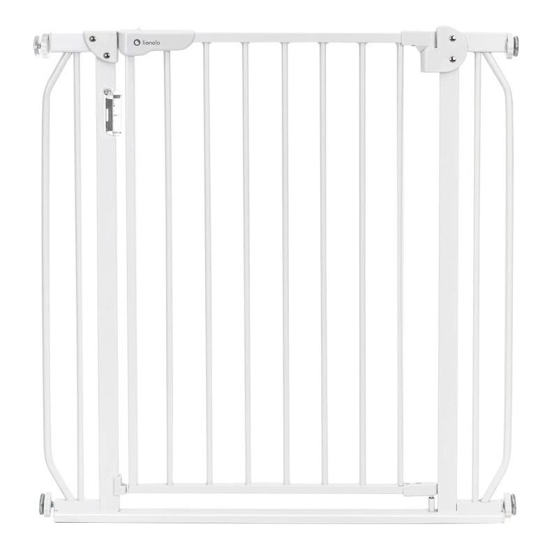 Lionelo - Sikkerhedsgitter TRUUS SLIM LED hvid