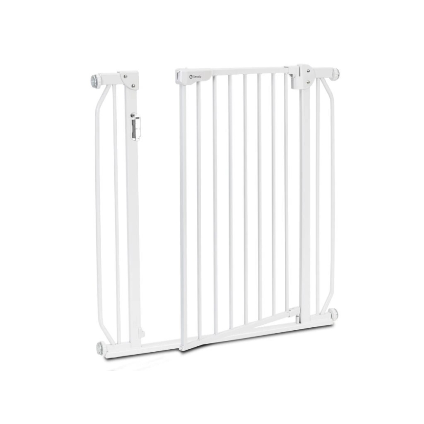 Lionelo - Sikkerhedsgitter TRUUS SLIM LED hvid