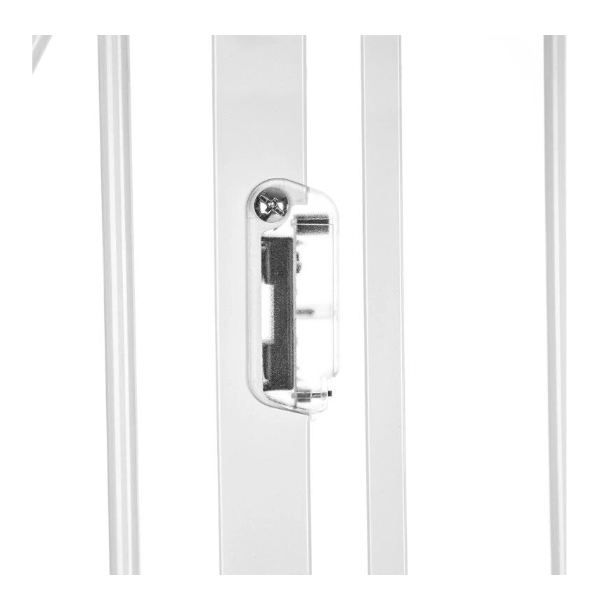 Lionelo - Sikkerhedsgitter TRUUS SLIM LED hvid