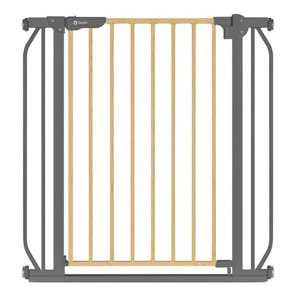 Lionelo - Sikkerhedsgitter TRUUS SLIM sort/beige