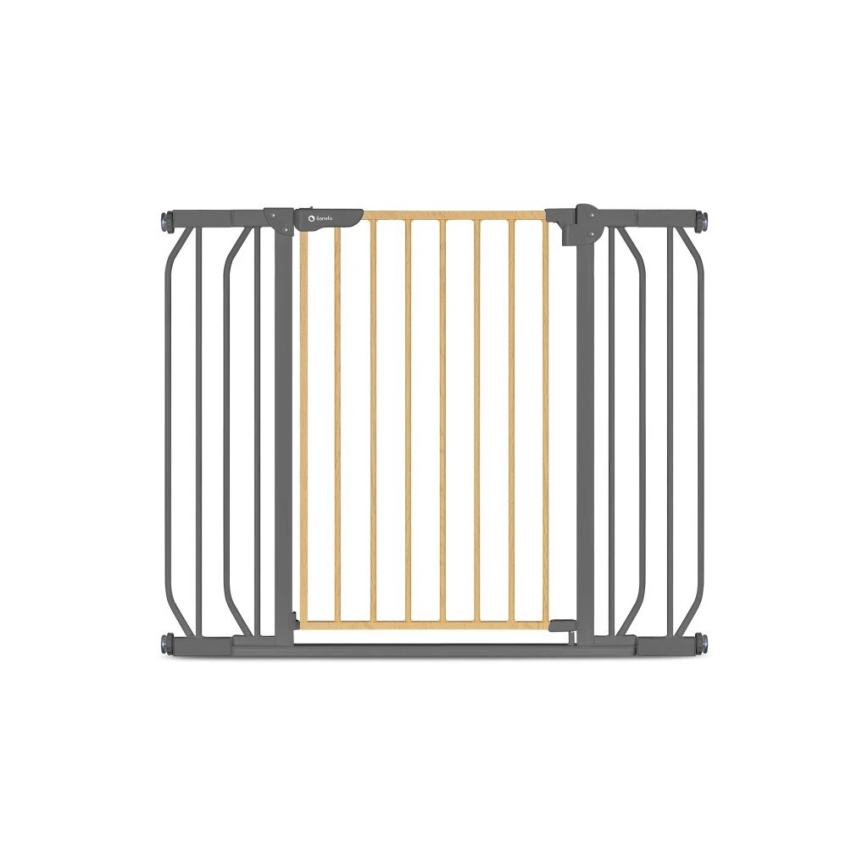Lionelo - Sikkerhedsgitter TRUUS SLIM sort/beige