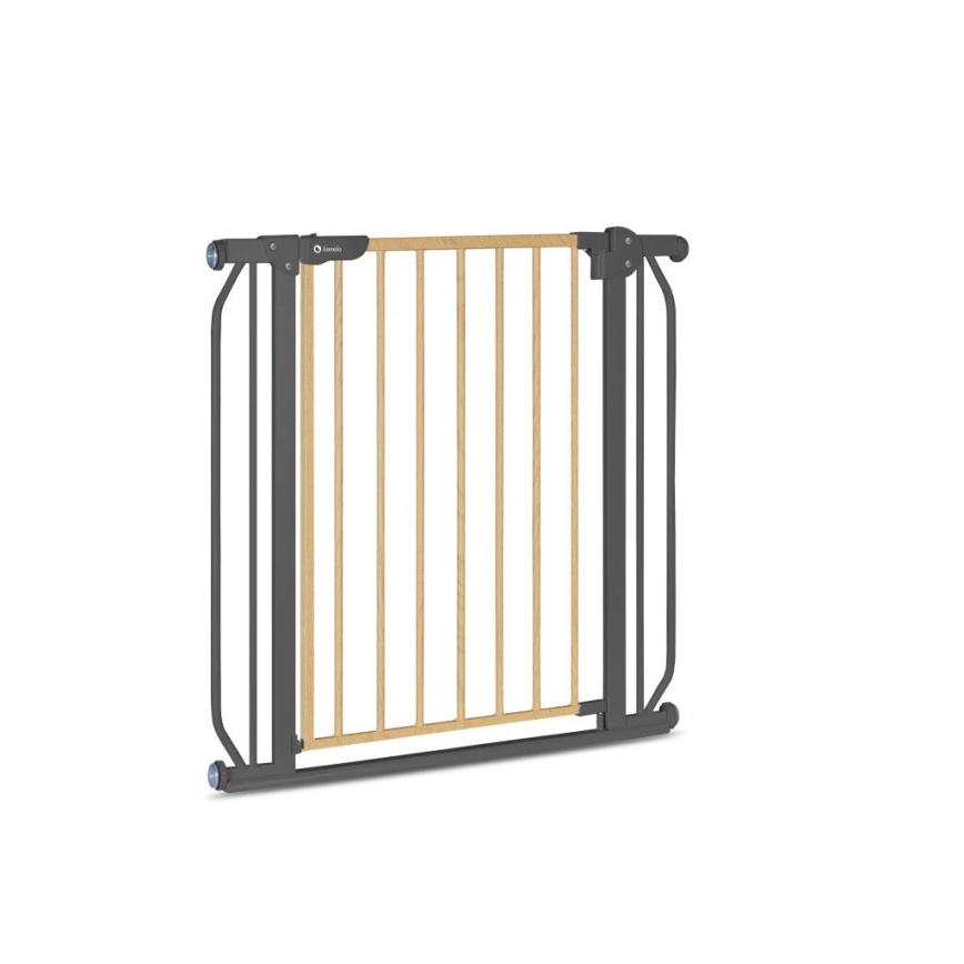 Lionelo - Sikkerhedsgitter TRUUS SLIM sort/beige