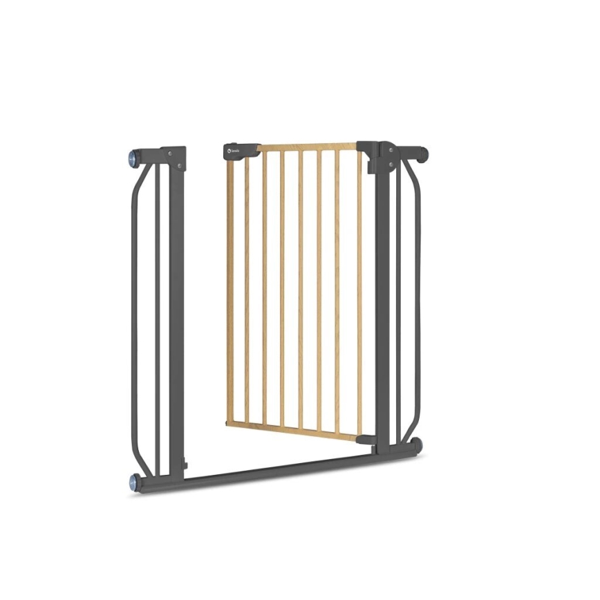 Lionelo - Sikkerhedsgitter TRUUS SLIM sort/beige