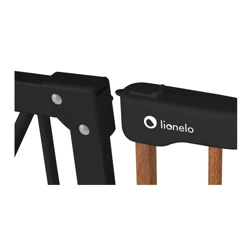 Lionelo - Sikkerhedsgitter TRUUS SLIM sort/brun