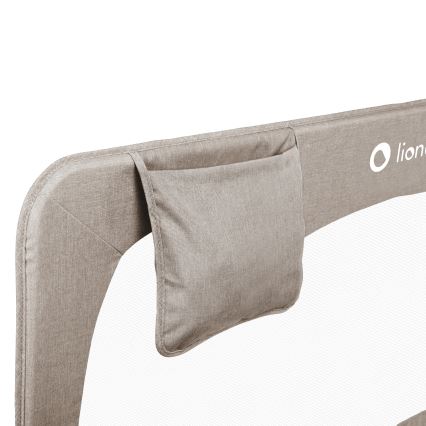 Lionelo - Sikkerhedssengehegn HANNA Beige Melange