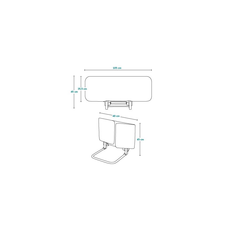 Lionelo - Sikkerhedssengehest LORA, mørkegrå