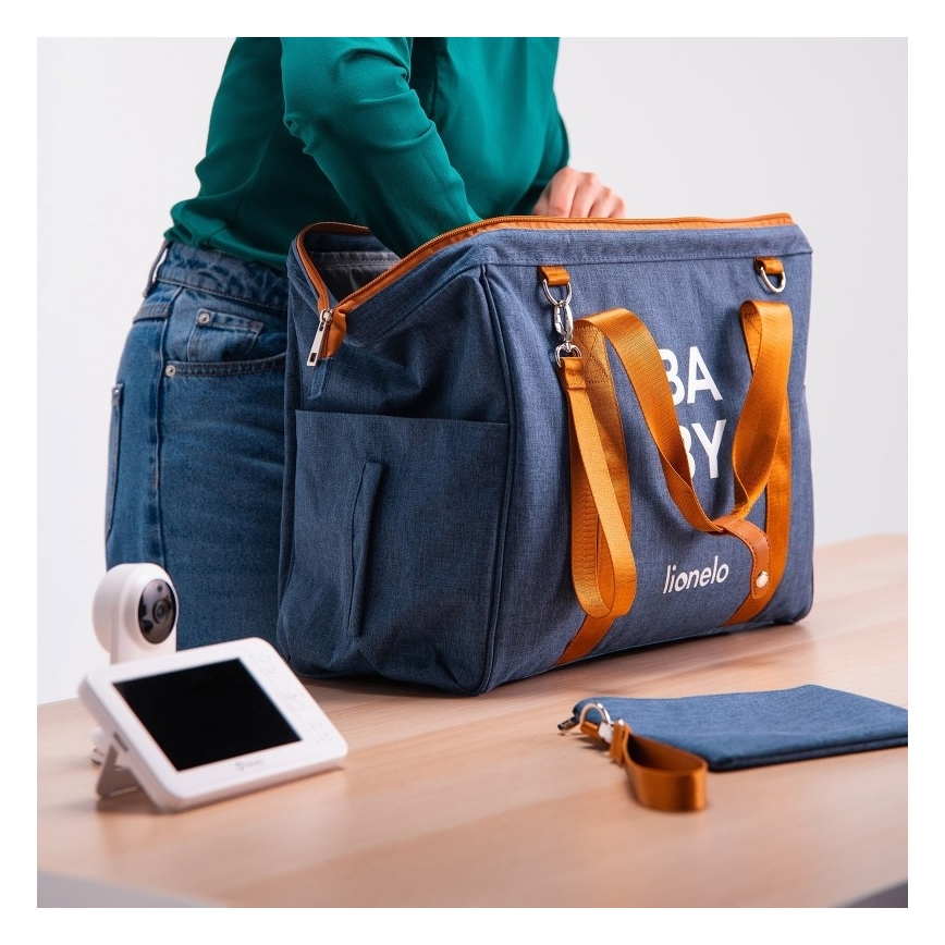 Lionelo - Skiftetaske IDA Blue Denim