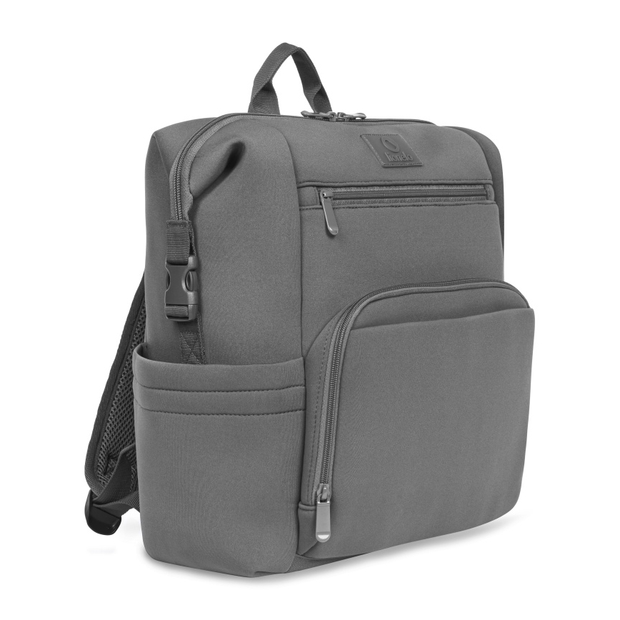 Lionelo - Skiftetaske til barnevogn CUBE Grey Stone