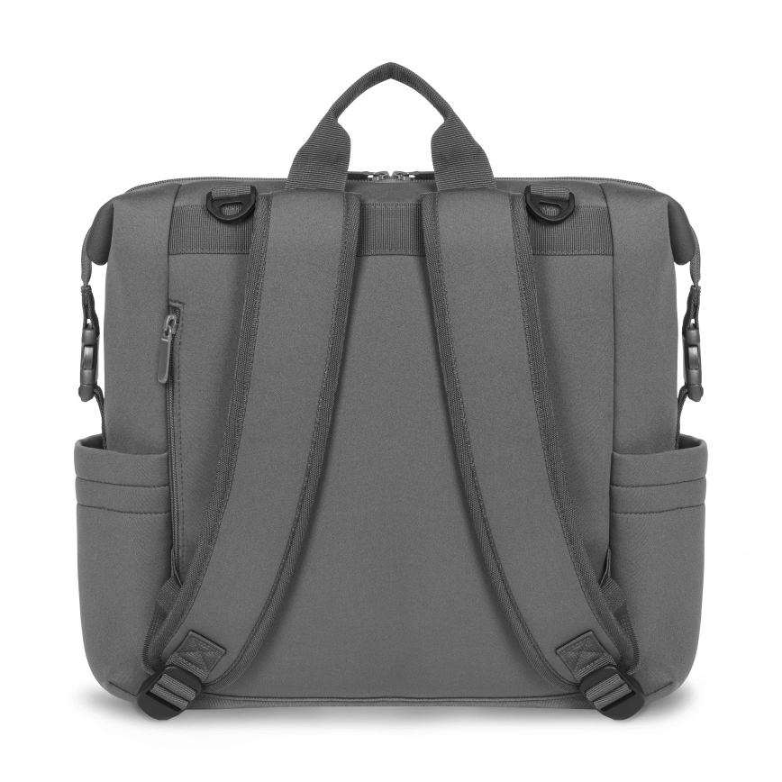 Lionelo - Skiftetaske til barnevogn CUBE Grey Stone