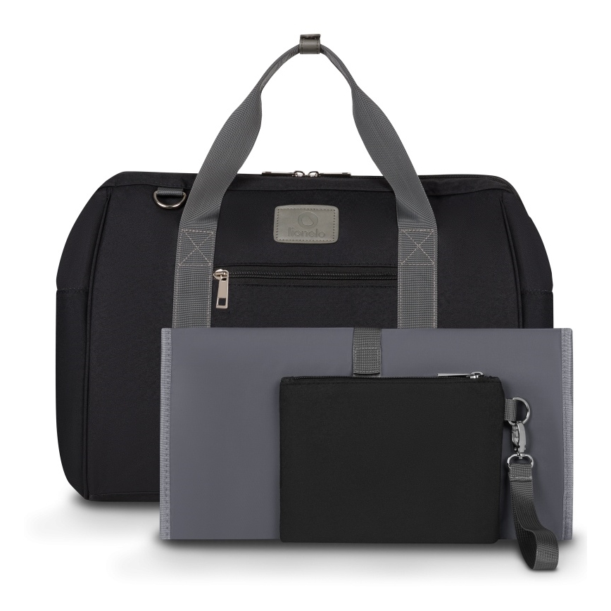 Lionelo - Skiftetasken til barnevogn IDA Black Onyx