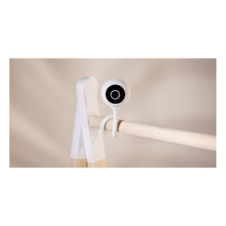 Lionelo - Smart babyalarm BABYLINE SMART Wi-Fi Hvid