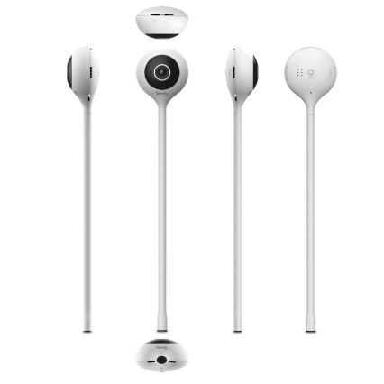 Lionelo - Smart babyalarm BABYLINE SMART Wi-Fi Hvid