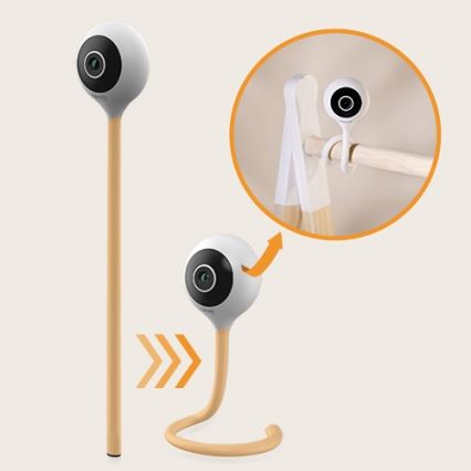 Lionelo - Smart babyalarm BABYLINE SMART Wi-Fi Hvid