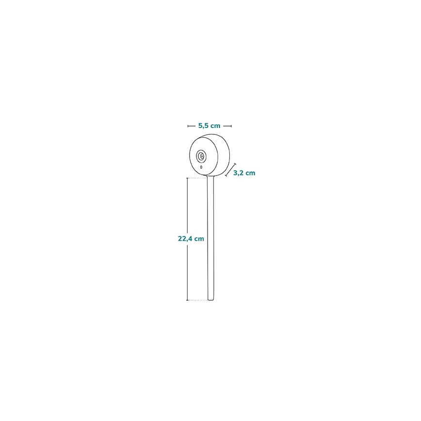 Lionelo - Smart babyalarm BABYLINE SMART Wi-Fi Hvid