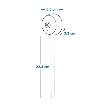 Lionelo - Smart babymonitor BABYLINE SMART Wi‑Fi, sort