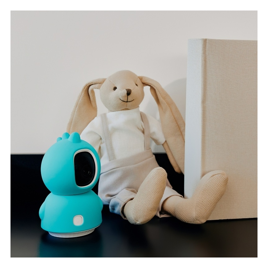 Lionelo - Smart babymonitor BABYLINE VIEW Wi-Fi 5V Hvid