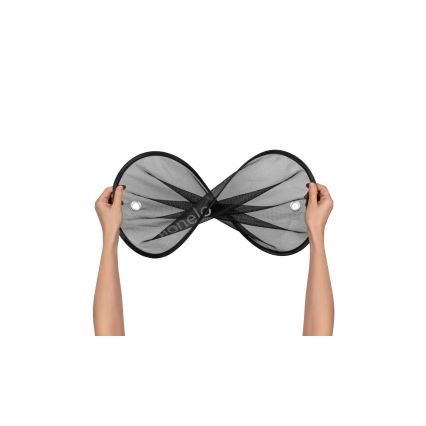 Lionelo - Solskærm med sugekop SUNSHADE 2 stk Sort