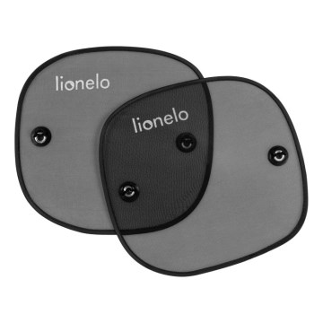 Lionelo - Solskærm med sugekopper SUNSHADE 2 stk Sort