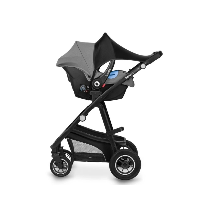 Lionelo - Solskærm til klapvogn SUN COVER Black Carbon