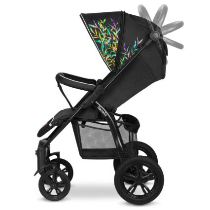 Lionelo - Sportsklapvogn ANNET TOUR sort/grøn