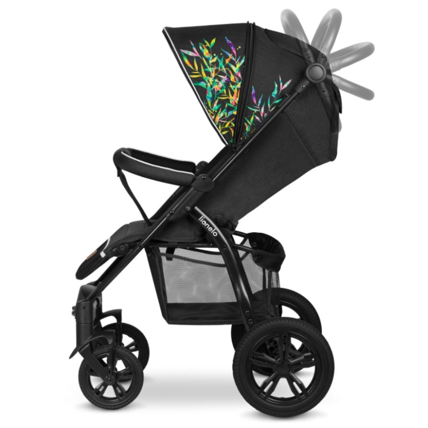 Lionelo - Sportsklapvogn ANNET TOUR sort/grøn