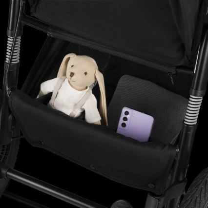 Lionelo - Sportsklapvogn AZURA sort/grå