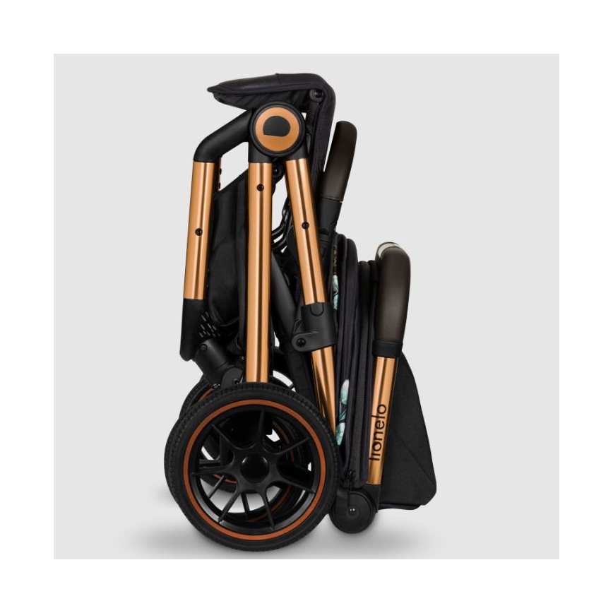 Lionelo - Sportsklapvogn CLOE sort/blå/guld