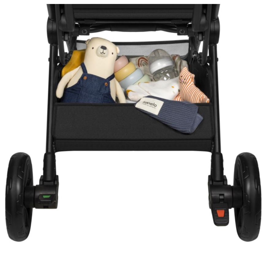 Lionelo - Sportsklapvogn CLOE sort/grå