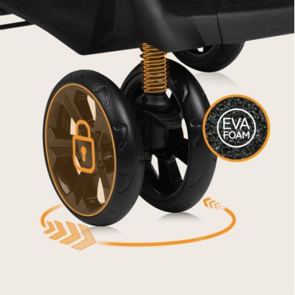 Lionelo - Sportsklapvogn EMMA PLUS beige/sort