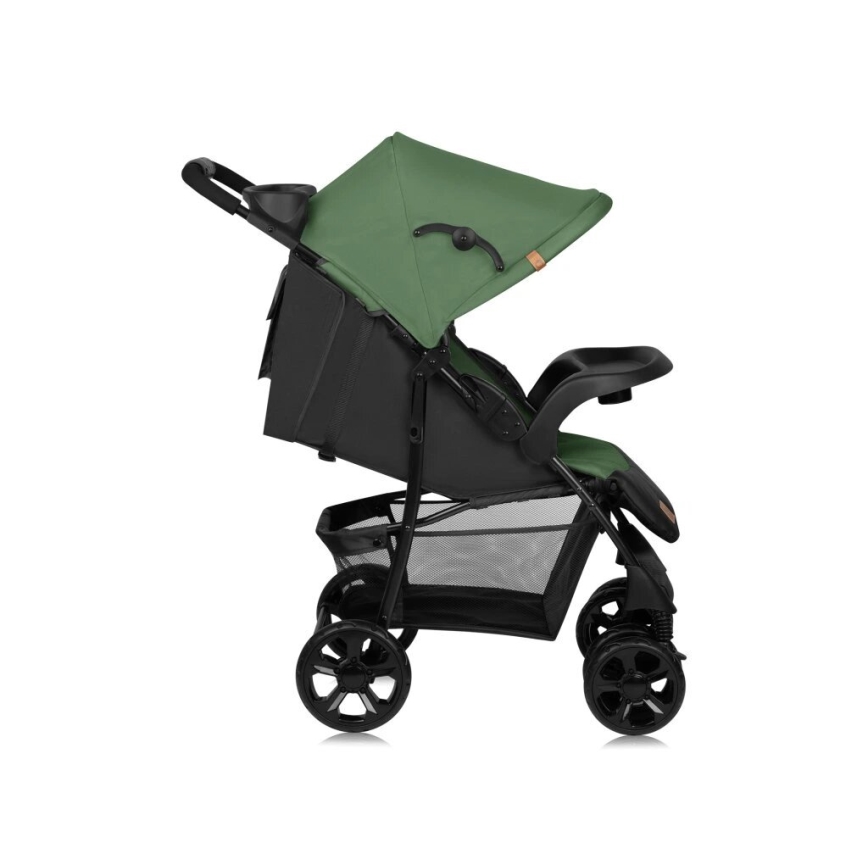 Lionelo - Sportsklapvogn EMMA PLUS grøn/sort