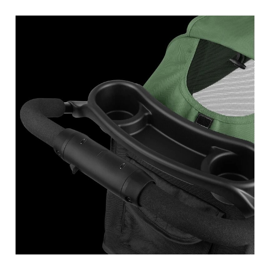 Lionelo - Sportsklapvogn EMMA PLUS grøn/sort