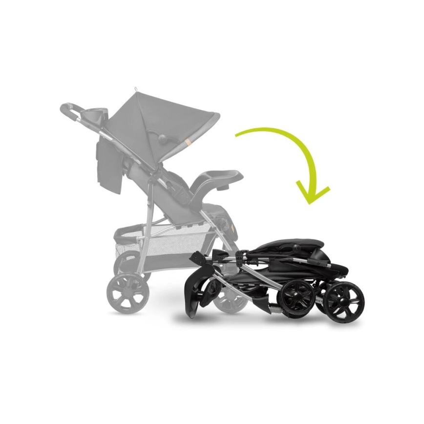 Lionelo - Sportsklapvogn EMMA PLUS sort