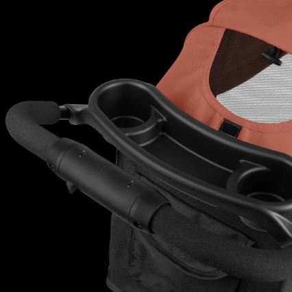 Lionelo - Sportsklapvogn EMMA PLUS teglrød/sort