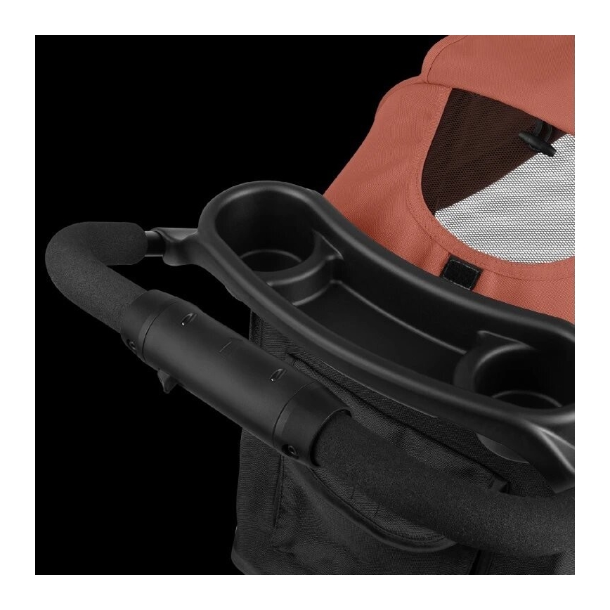 Lionelo - Sportsklapvogn EMMA PLUS teglrød/sort