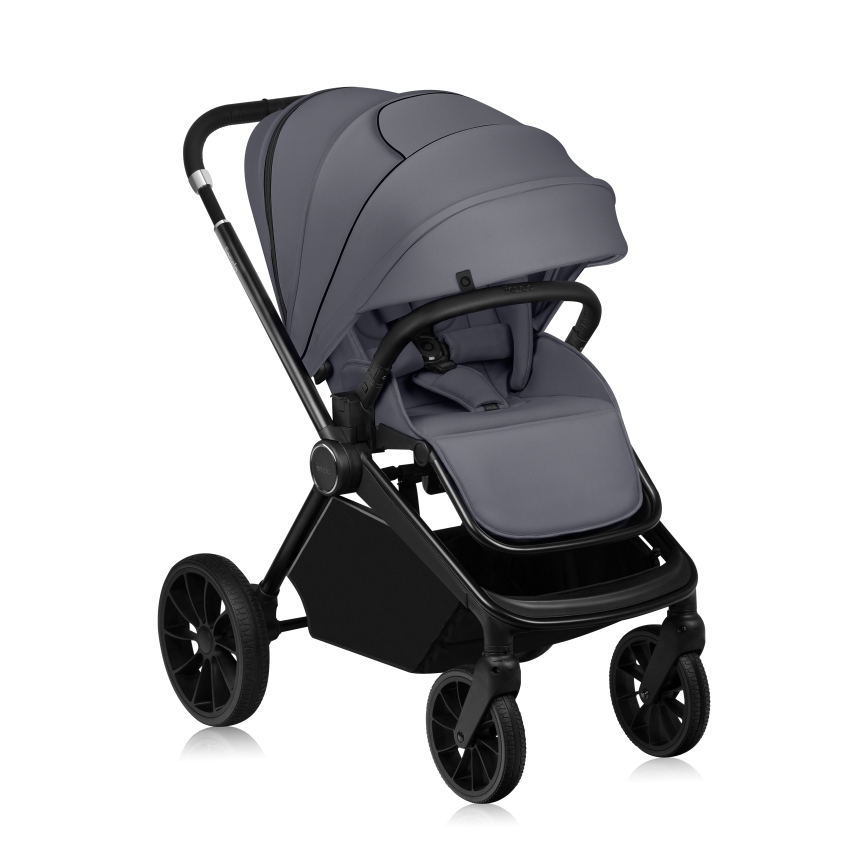 Lionelo - Sportsklapvogn MIKA PLUS Grey Stone