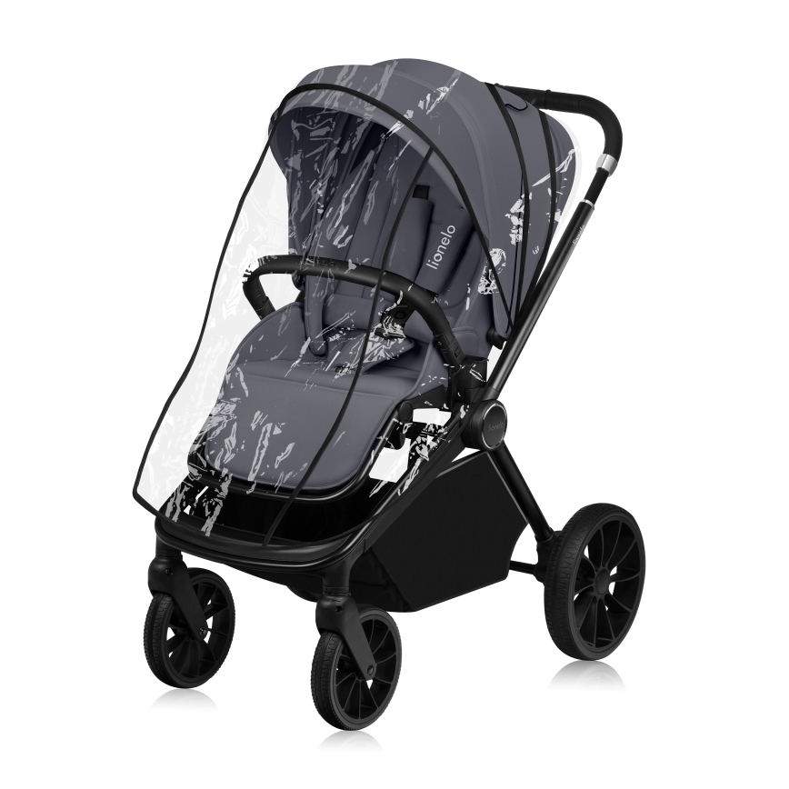 Lionelo - Sportsklapvogn MIKA PLUS Grey Stone