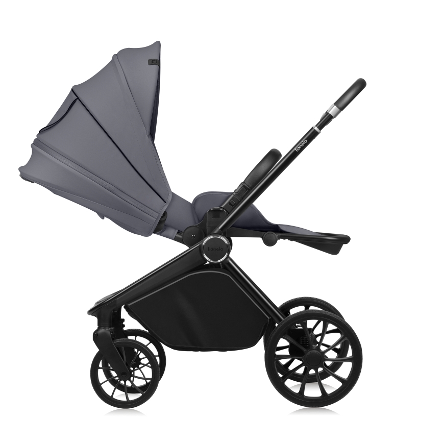 Lionelo - Sportsklapvogn MIKA PLUS Grey Stone