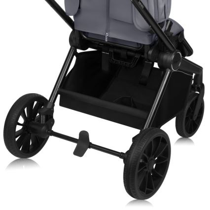Lionelo - Sportsklapvogn MIKA PLUS Grey Stone