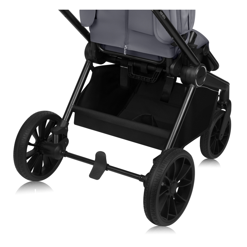 Lionelo - Sportsklapvogn MIKA PLUS Grey Stone