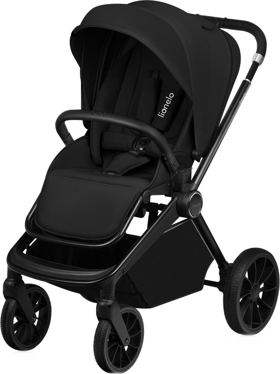 Lionelo - Sportsklapvogn MIKA PLUS Sort Onyx