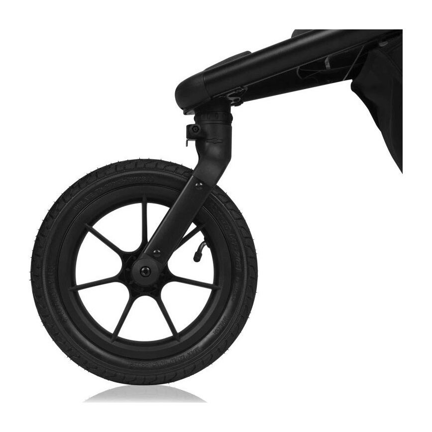 Lionelo - Sportslig klapvogn AZURA i sort