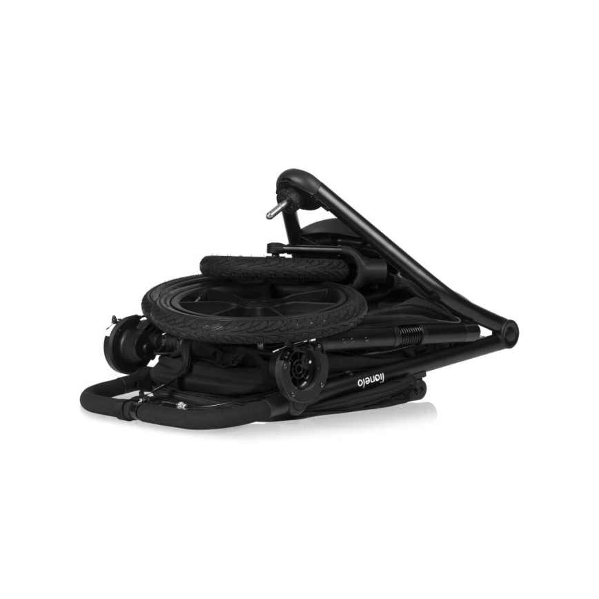 Lionelo - Sportslig klapvogn AZURA i sort