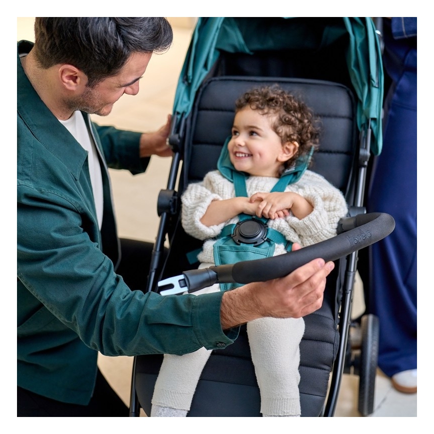 Lionelo - Sportslig klapvogn MIRA Smaragdgrøn