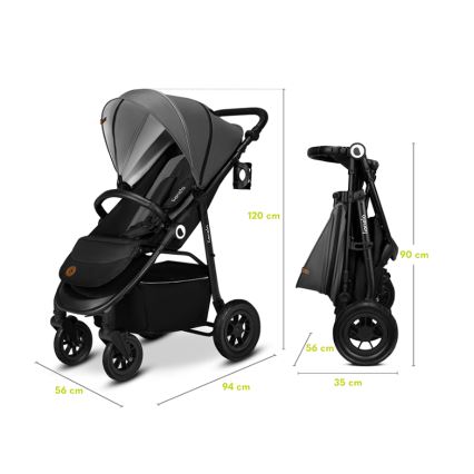 Lionelo - sportsvogn NATT Black Onyx