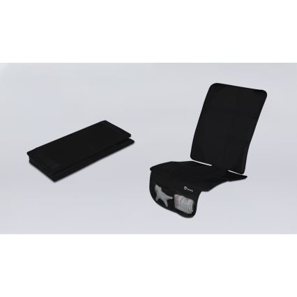 Lionelo - Sædebeskytter til autostol SIKKER Sort Carbon