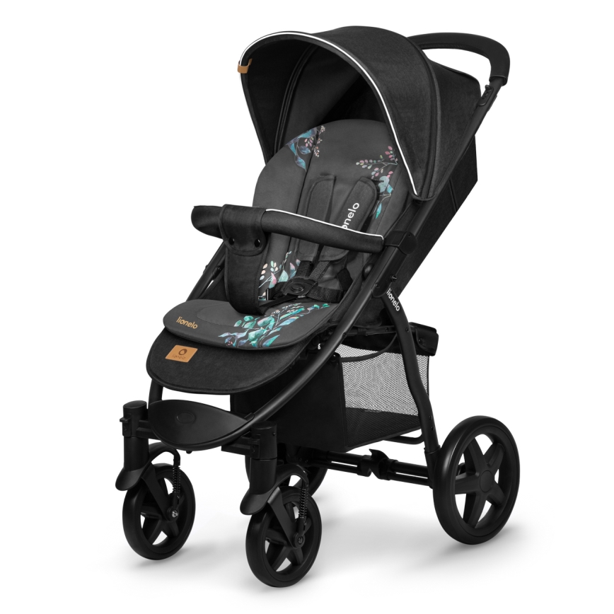 Lionelo - Sædebetræk til barnevogn SEATLINER Golden Moments Grey