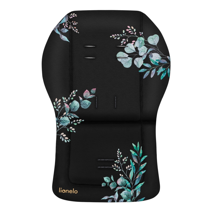 Lionelo - Sædeindlæg til klapvogn SEATLINER Golden Moments Black