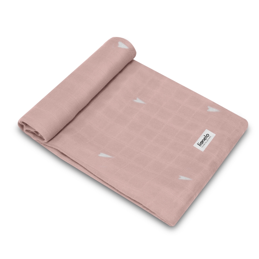 Lionelo - Sæt 3x bambusstofbleer BAMBUS SÆT 70x70 cm Regnbue